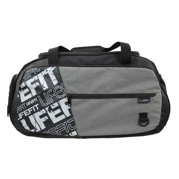 Sportovní taška LIFEFIT pro muže, černo-zelená