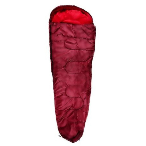 Spací pytel mumie červený 80 x 210 cm