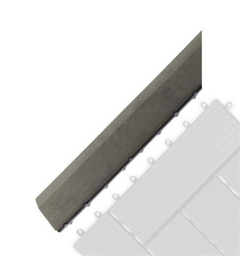 Přechodová lišta G21 pro WPC dlaždice Incana, 38,5x7,5 cm rohová (levá)