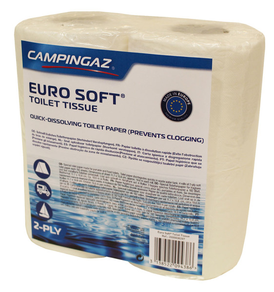 Campingaz Toaletní papír pro chemické toalety EURO SOFT - 4 role