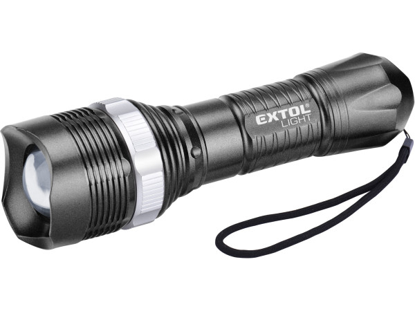 Extol Light 43116 svítilna 40lm, ZOOM, 1W LED, ABS plast