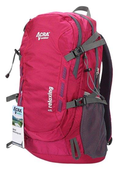 ACRA BA40-RU Turistický batoh 40 l růžový
